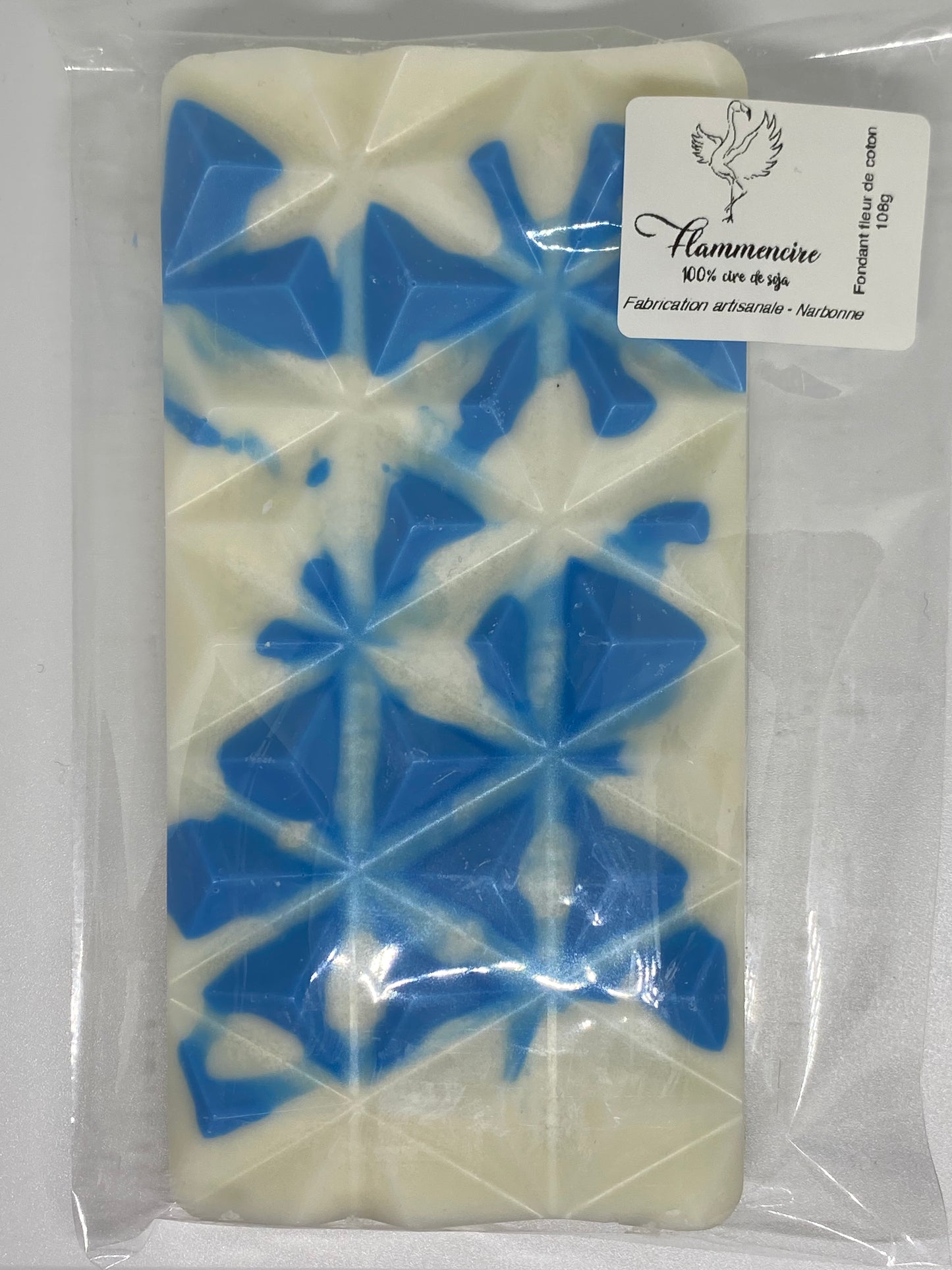 Fondant plaque de chocolat fleur de coton 108g