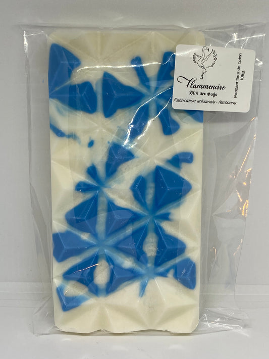 Fondant plaque de chocolat fleur de coton 108g