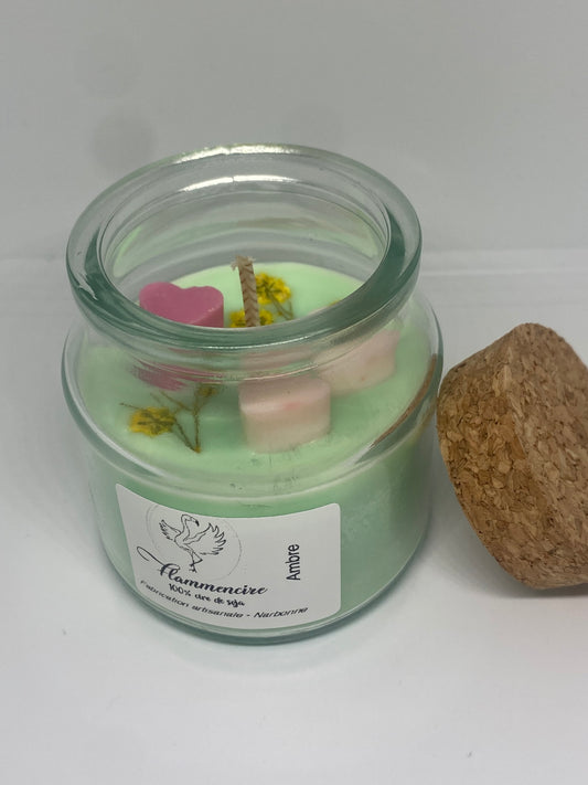 Bougie soja ambre